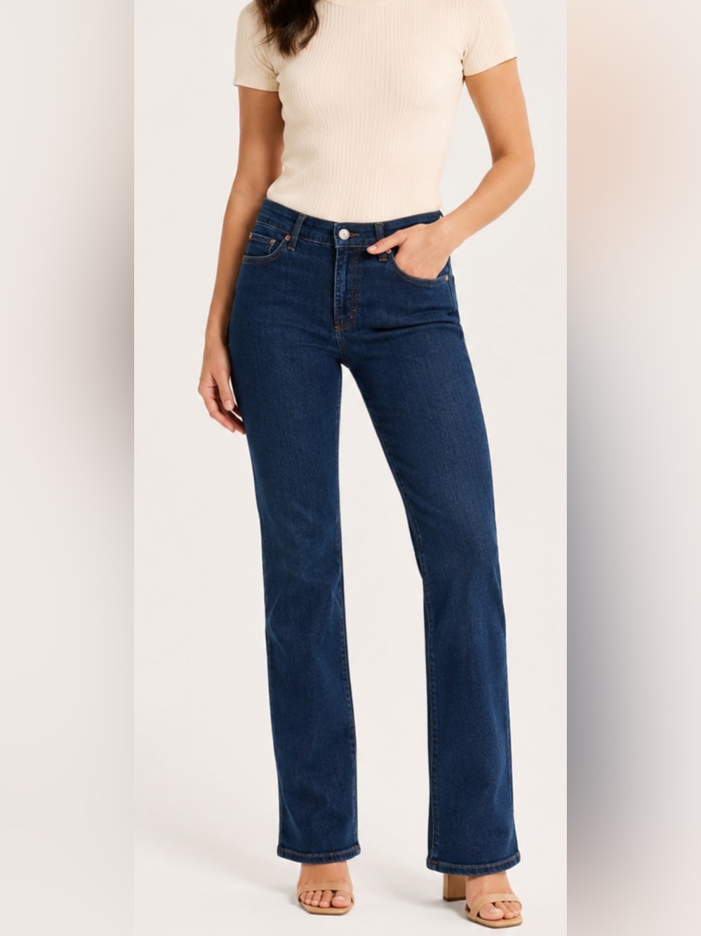 Lauren Ralph Lauren Women’s Size 8 Dark Wash Bootcut Stretch Jeans